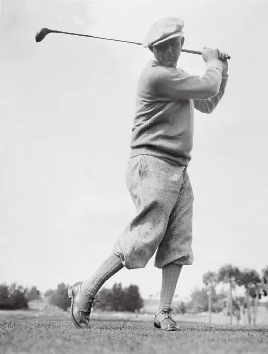 Framed Print : Grantland Rice Teeing Off Framed Print : Grantland Rice Teeing Off