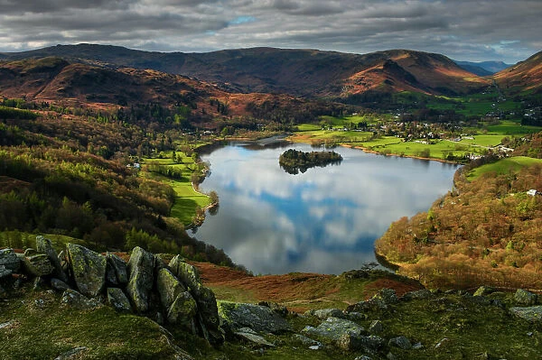 Grasmere. The view across Grasmere and Easedale