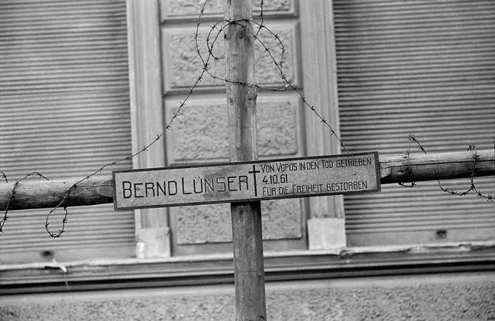 Framed Print : Grave Of Bernd Lunser Framed Print : Grave Of Bernd Lunser