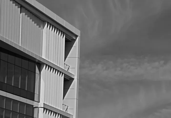 Framed Print : Gray Skyline Framed Print : Gray Skyline