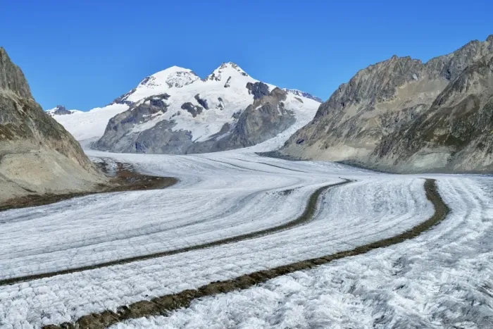 Framed Print : Great Aletsch Glacier, the mountains Eiger, Monch and Jungfrau at the back, Canton of Valais, Goms, Switzerland Framed Print : Great Aletsch Glacier, the mountains Eiger, Monch and Jungfrau at the back, Canton of Valais, Goms, Switzerland