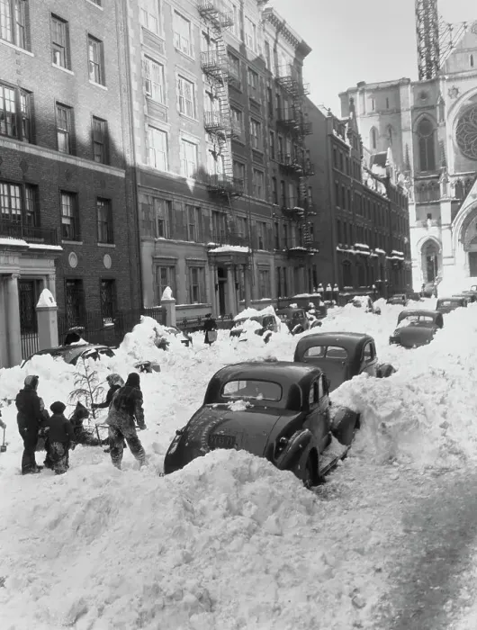 Framed Print : Great Blizzard Of 1947 Framed Print : Great Blizzard Of 1947