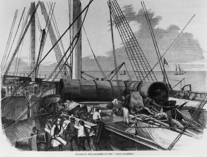 Framed Print : Great Eastern Damaged Framed Print : Great Eastern Damaged
