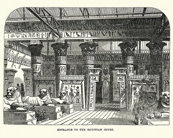The Great Exhibition 1851 - The Egyptian Court