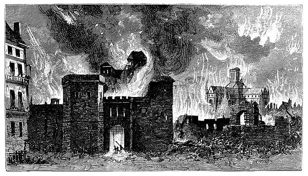 The Great Fire of London, 2 September to Wednesday, 5 September 1666