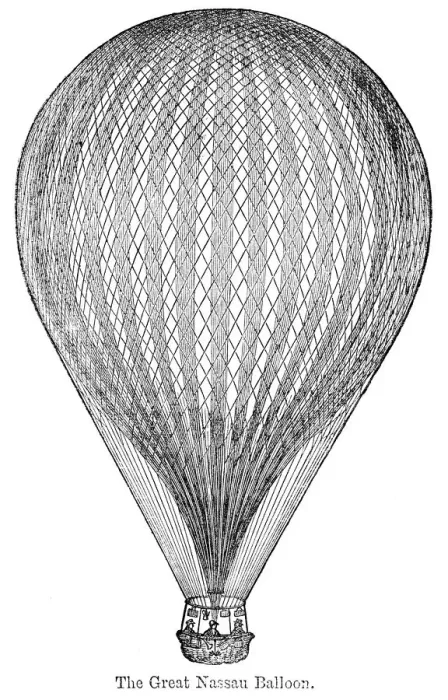 Framed Print : The Great Nassau balloon engraving 1878 Framed Print : The Great Nassau balloon engraving 1878