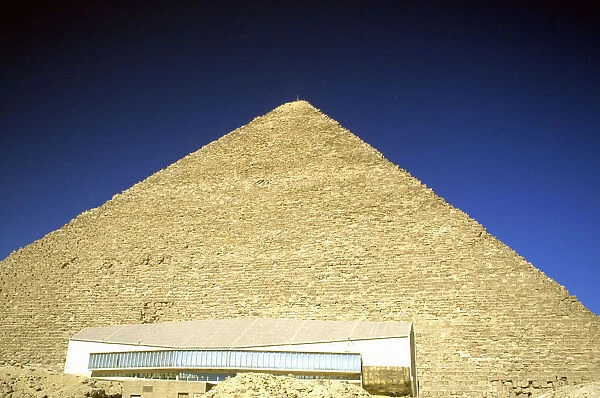 Great Pyramid of Cheops and Museum, Giza-Egypt