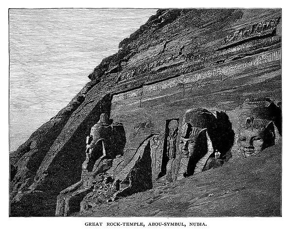 The great rock temple in Nubia