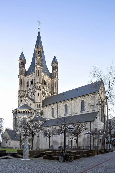 Great Saint Martin Church in Colognes historic centre, Cologne, North Rhine-Westphalia, Germany
