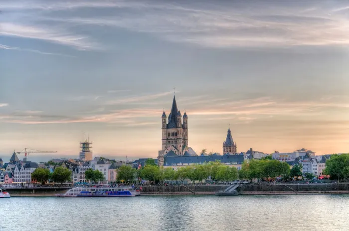 Framed Print : Great St. Martin Church, Cologne Framed Print : Great St. Martin Church, Cologne