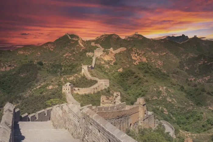 Framed Print : The Great Wall of China