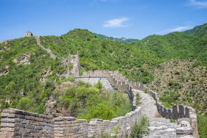 Framed Print : Great Wall of China on hillside, Beijing, Hebei Province, China Framed Print : Great Wall of China on hillside, Beijing, Hebei Province, China