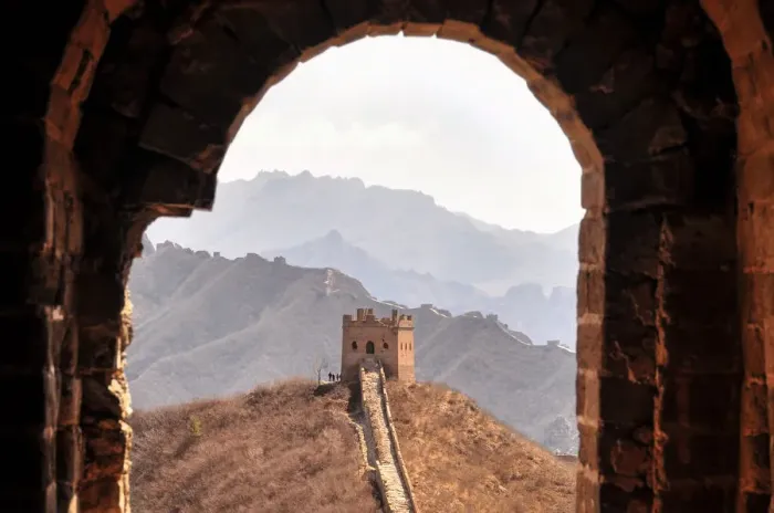 Framed Print : Great Wall Guard Tower
