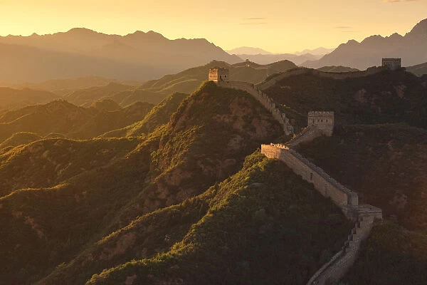 The Great Wall at Sunset, China