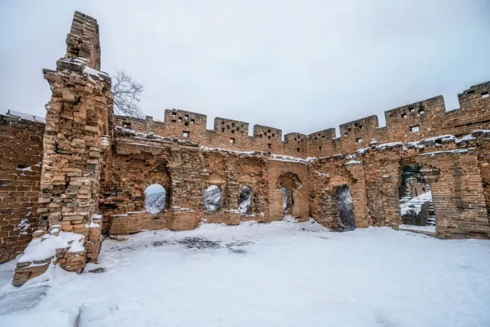 Framed Print : Great Wall in winter Framed Print : Great Wall in winter