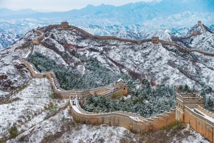 Framed Print : Great Wall in winter Framed Print : Great Wall in winter