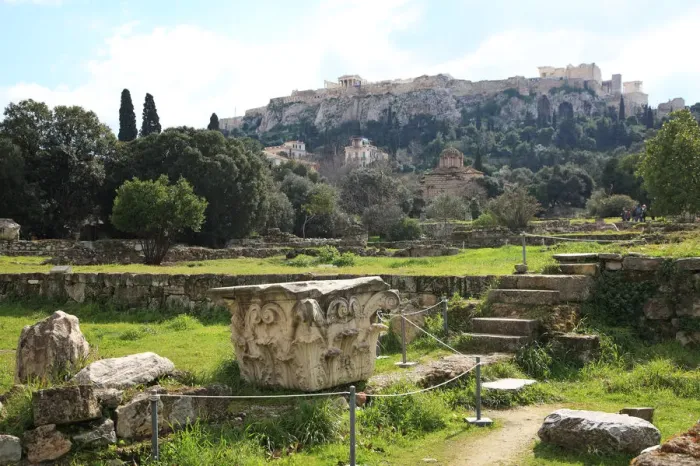 Framed Print : Greece, Athens, Ancient Agora