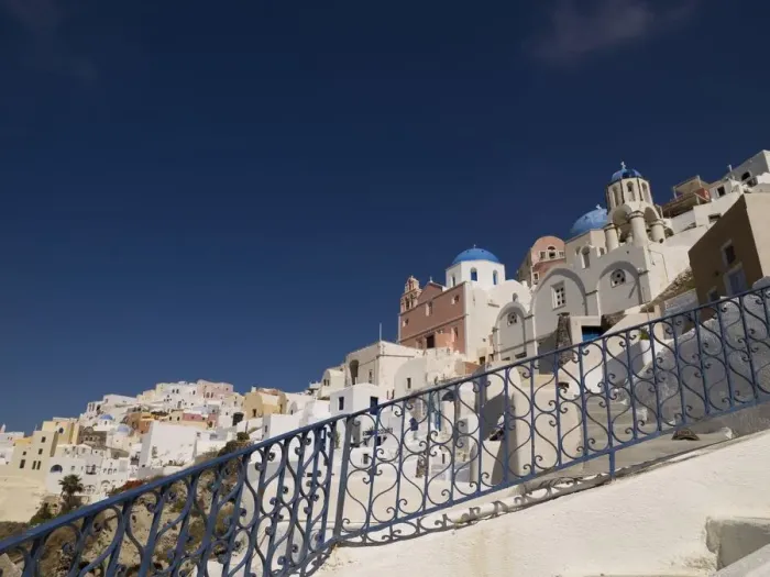 Framed Print : Greek architecture, Santorini, Greece Framed Print : Greek architecture, Santorini, Greece