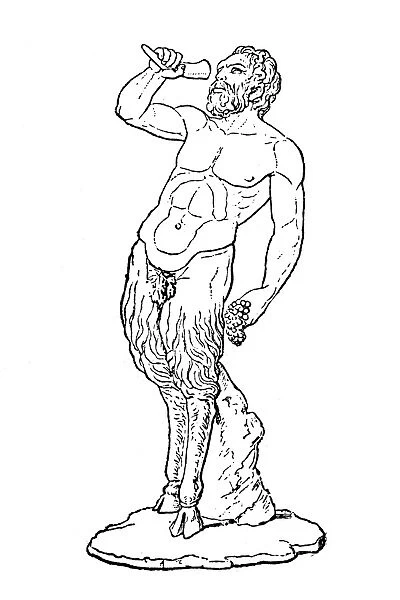 Greek god of the wild Pan