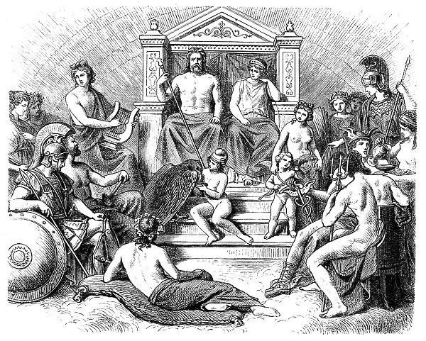 Greek gods in the Olymp, Greek mythology