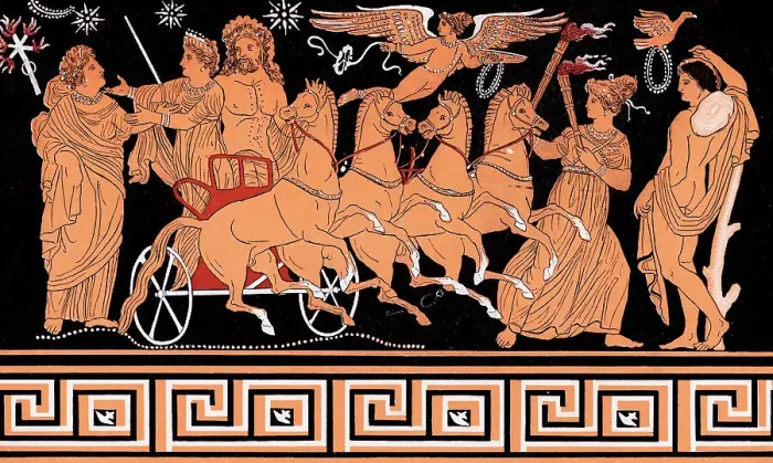 Framed Print : Greek Illustration Framed Print : Greek Illustration