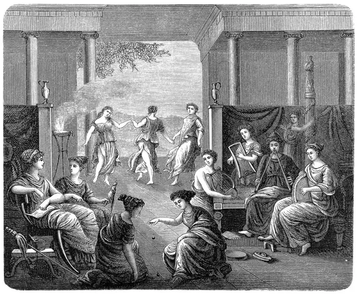 Framed Print : Greek womens home life Framed Print : Greek womens home life