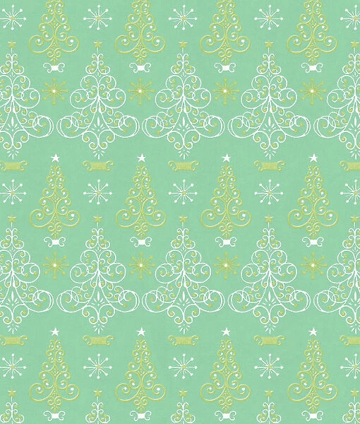 Green Christmas Tree Pattern