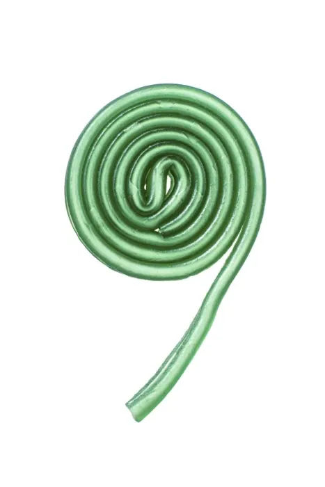 Framed Print : Green fruit gum snail Framed Print : Green fruit gum snail