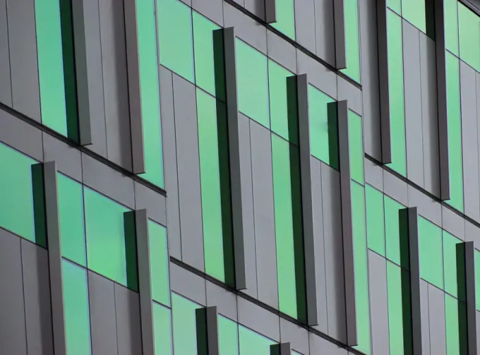 Framed Print : Green Glass Windows Framed Print : Green Glass Windows