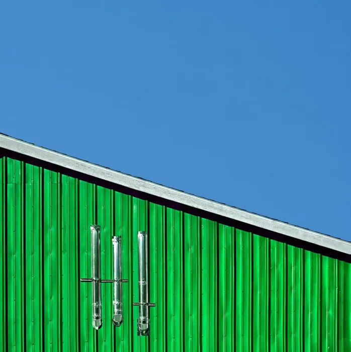 Framed Print : Green Midday Metal Framed Print : Green Midday Metal