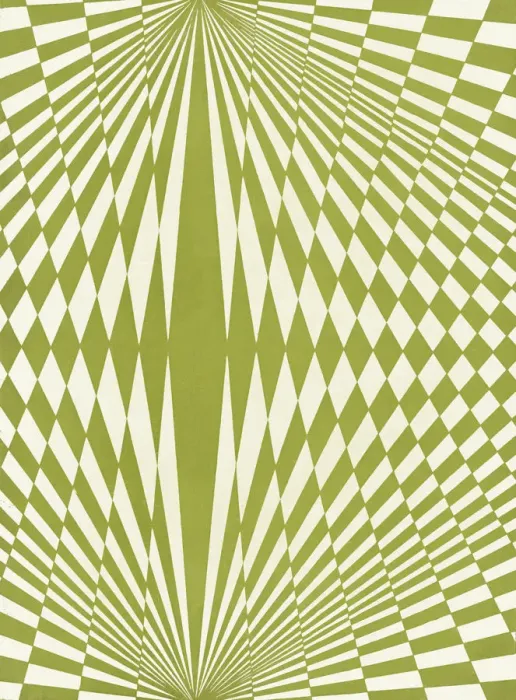 Framed Print : Green OP Art Pattern Framed Print : Green OP Art Pattern