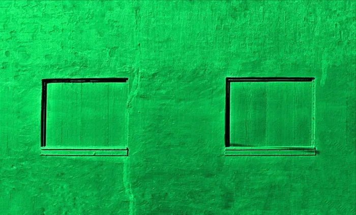 Framed Print : Green Shiny Wall Framed Print : Green Shiny Wall