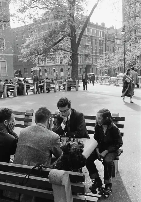 Framed Print : Greenwich Village Games Framed Print : Greenwich Village Games