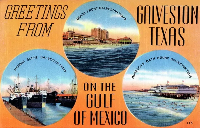 Framed Print : Greetings from Galveston, Texas, on the Gulf of Mexico Framed Print : Greetings from Galveston, Texas, on the Gulf of Mexico