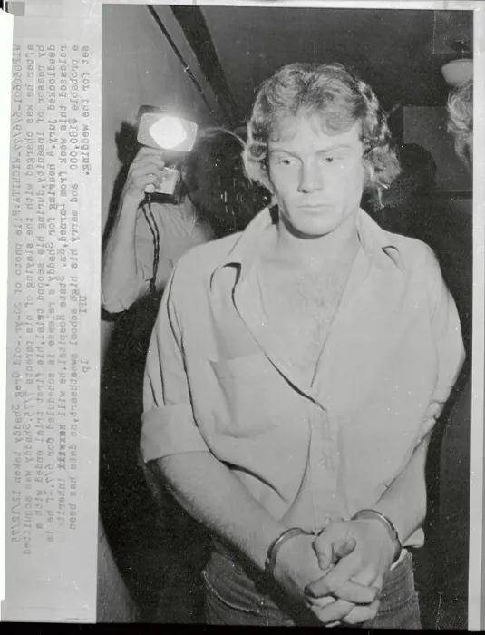 Framed Print : Greg Sheddy Being Escorted in Handcuffs Framed Print : Greg Sheddy Being Escorted in Handcuffs