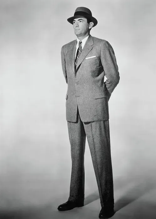 Framed Print : Gregory Peck in Gray Flannel Suit Framed Print : Gregory Peck in Gray Flannel Suit