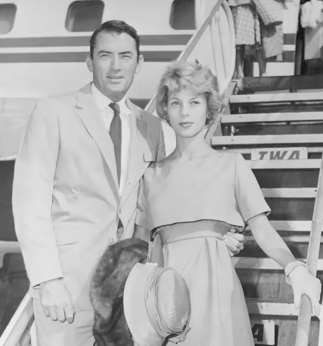 Framed Print : Gregory Peck and His Wife Framed Print : Gregory Peck and His Wife