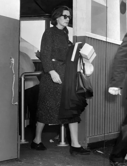 Framed Print : Greta Garbo Boarding Plane Framed Print : Greta Garbo Boarding Plane