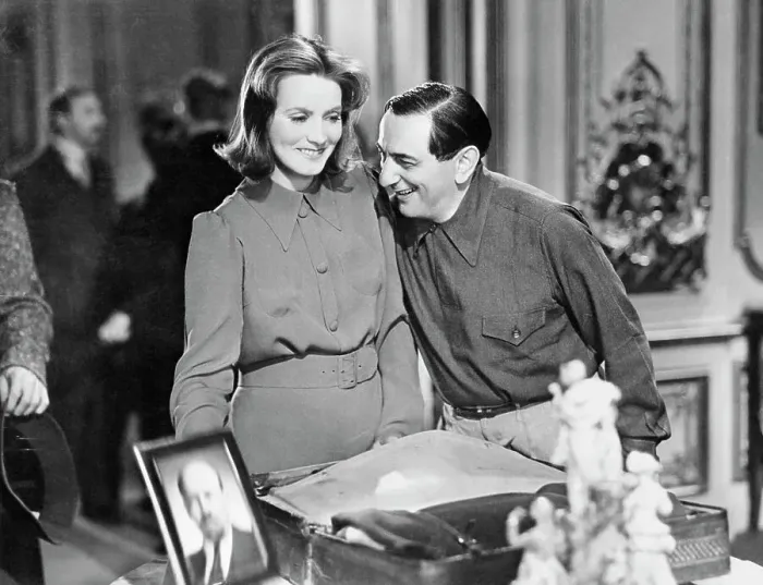 Framed Print : Greta Garbo and Ernst Lubitsch Sharing Laugh Framed Print : Greta Garbo and Ernst Lubitsch Sharing Laugh