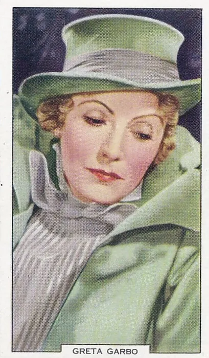 Framed Print : Greta Garbo, My Favorite Part series, Collectible Tobacco Card, 1939 Framed Print : Greta Garbo, My Favorite Part series, Collectible Tobacco Card, 1939