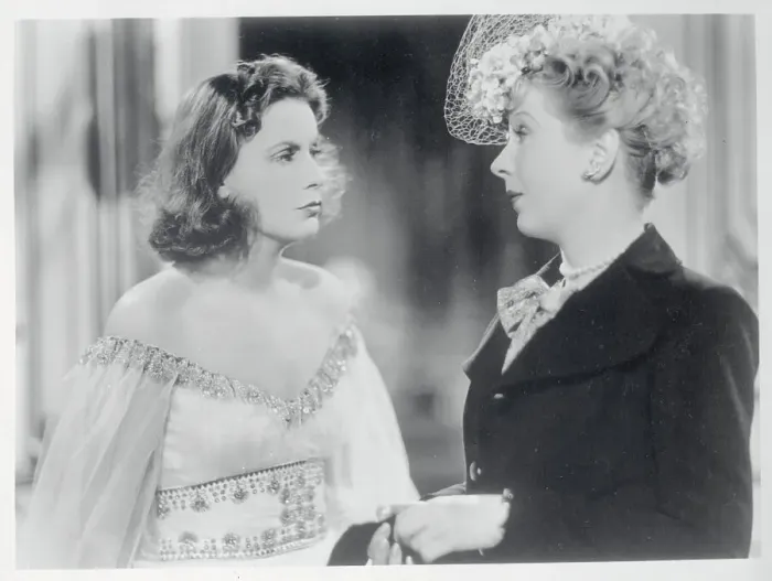 Framed Print : Greta Garbo and Ina Claire in Ninotchka Framed Print : Greta Garbo and Ina Claire in Ninotchka