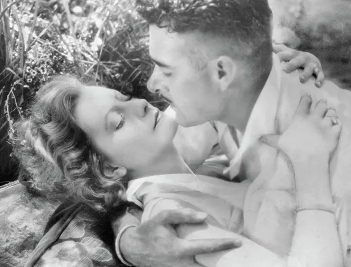 Framed Print : Greta Garbo and John Gilbert in Love Framed Print : Greta Garbo and John Gilbert in Love