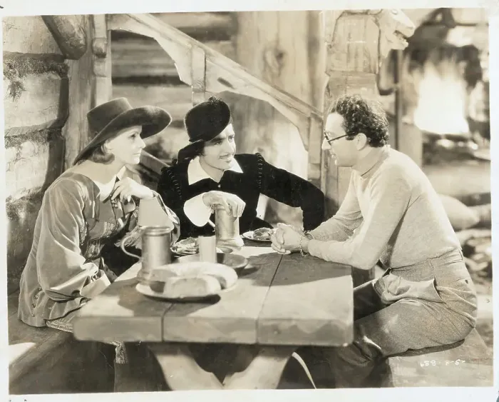 Framed Print : Greta Garbo with John Gilbert and Rouben Mamoulian Framed Print : Greta Garbo with John Gilbert and Rouben Mamoulian
