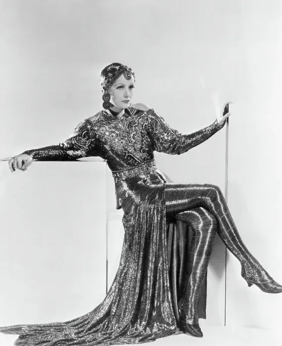 Framed Print : Greta Garbo in Mata Hari Style Costume Framed Print : Greta Garbo in Mata Hari Style Costume
