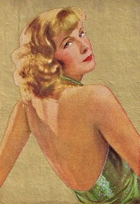 Framed Print : Greta Garbo, Movie Stars series, collectible cigarette card, 1934 Framed Print : Greta Garbo, Movie Stars series, collectible cigarette card, 1934