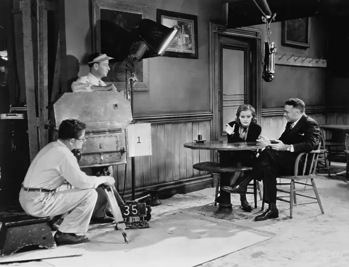 Framed Print : Greta Garbo Rehearsing with Clarence Brown Framed Print : Greta Garbo Rehearsing with Clarence Brown