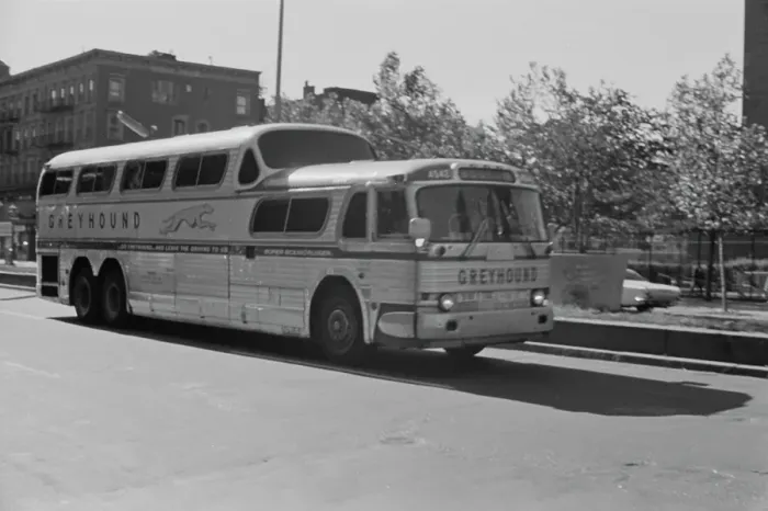 Framed Print : Greyhound Bus Framed Print : Greyhound Bus