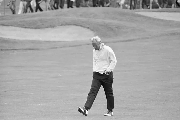 Framed Print : Grim-Faced Jack Nicklaus at 1970 U.S. Open Framed Print : Grim-Faced Jack Nicklaus at 1970 U.S. Open
