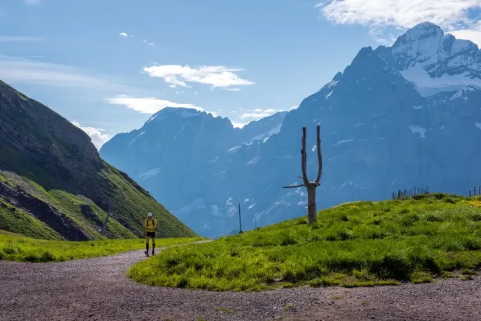 Framed Print : Grindelwald-First hiking route