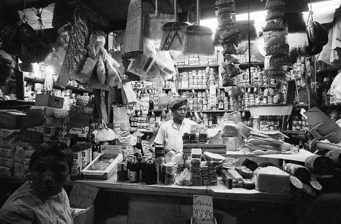 Framed Print : Grocer at La Marqueta Framed Print : Grocer at La Marqueta
